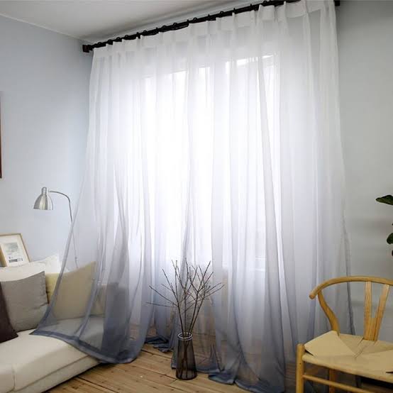 Grey Degrade curtain Grey Degrade curtain Bed & Bath