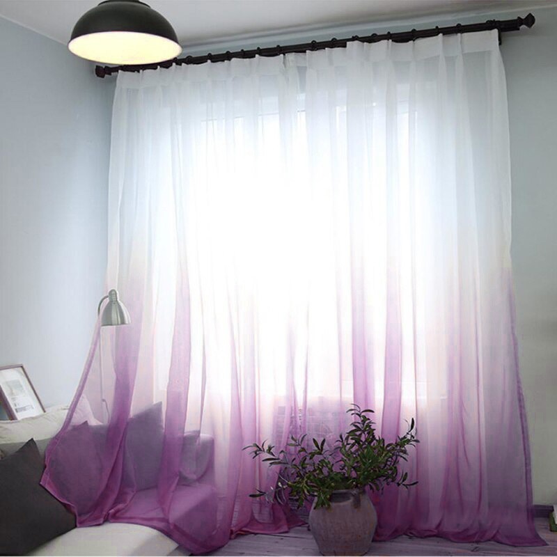 Purple Degrade Curtain Purple Degrade Curtain Bed & Bath